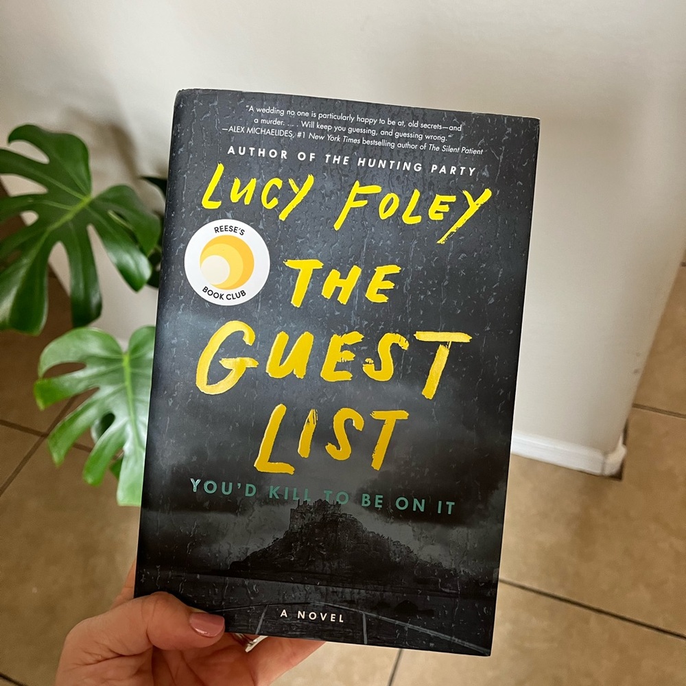 The Guest List by Lucy Foley hardcover book